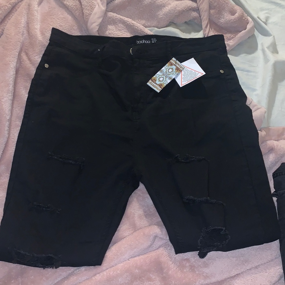 Boohoo plus size skinny jeans! NWT!!